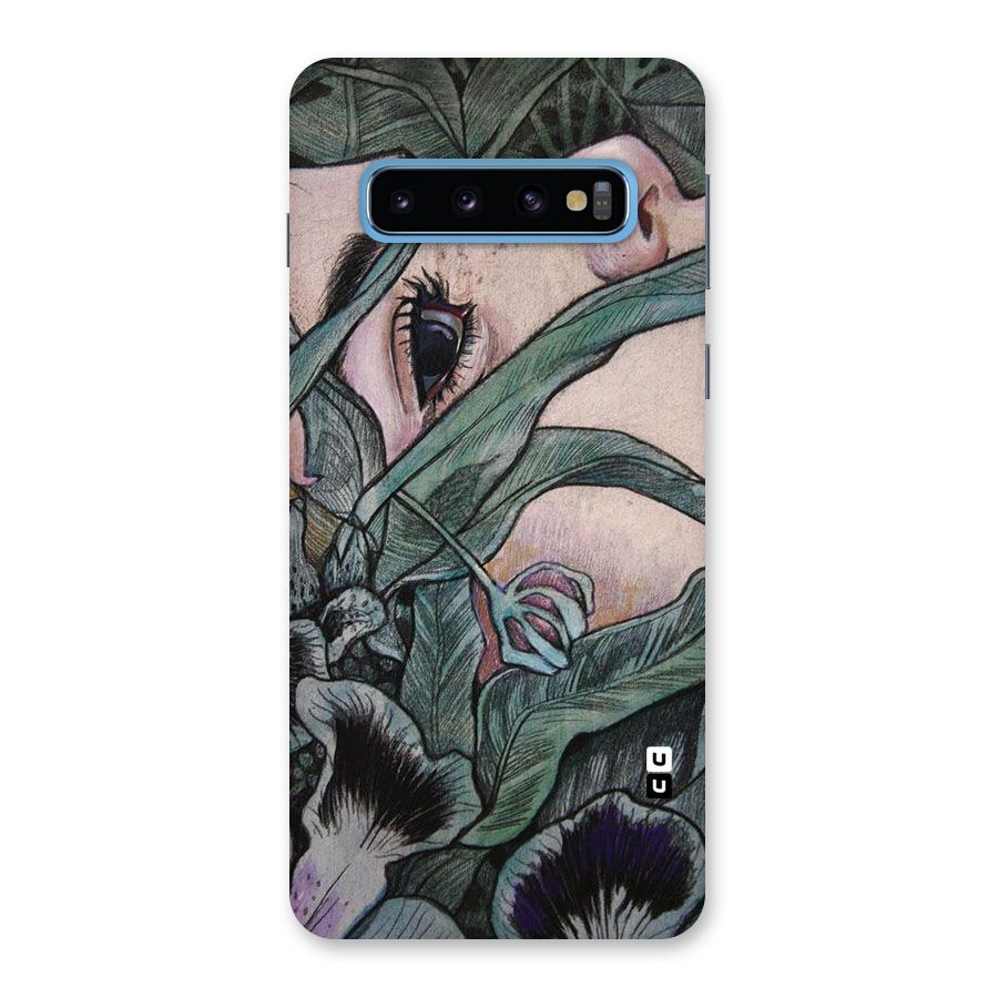 Girl Grass Art Back Case for Galaxy S10