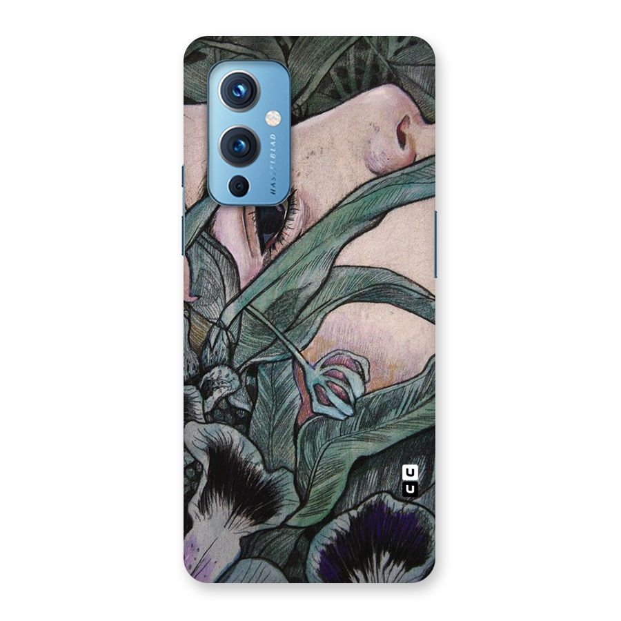 Girl Grass Art Back Case for OnePlus 9
