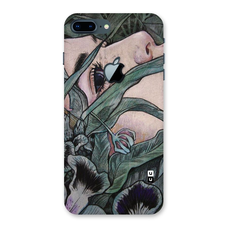 Girl Grass Art Back Case for iPhone 7 Plus Apple Cut