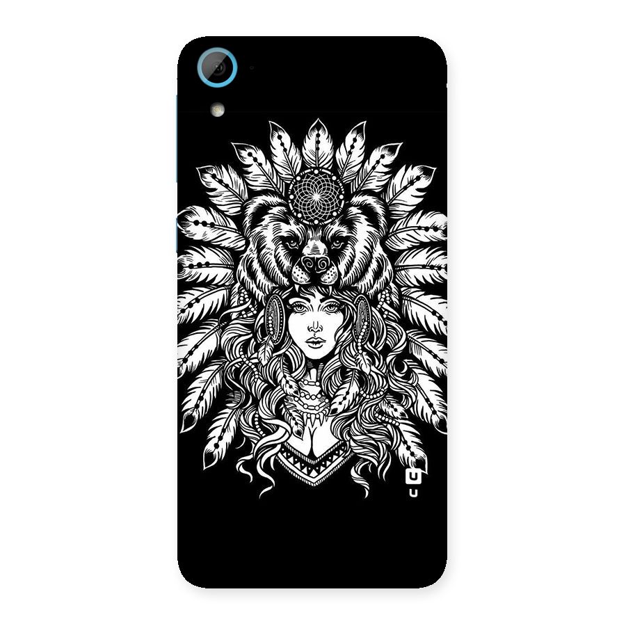 Girl Pattern Art Back Case for HTC Desire 826