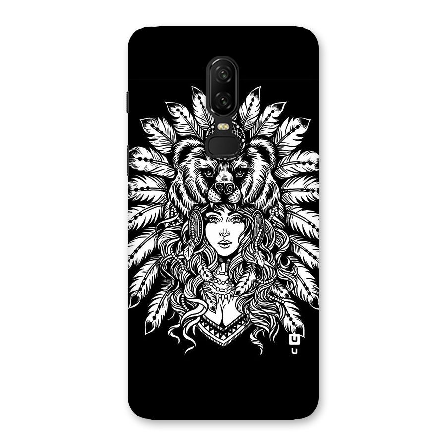 Girl Pattern Art Back Case for OnePlus 6