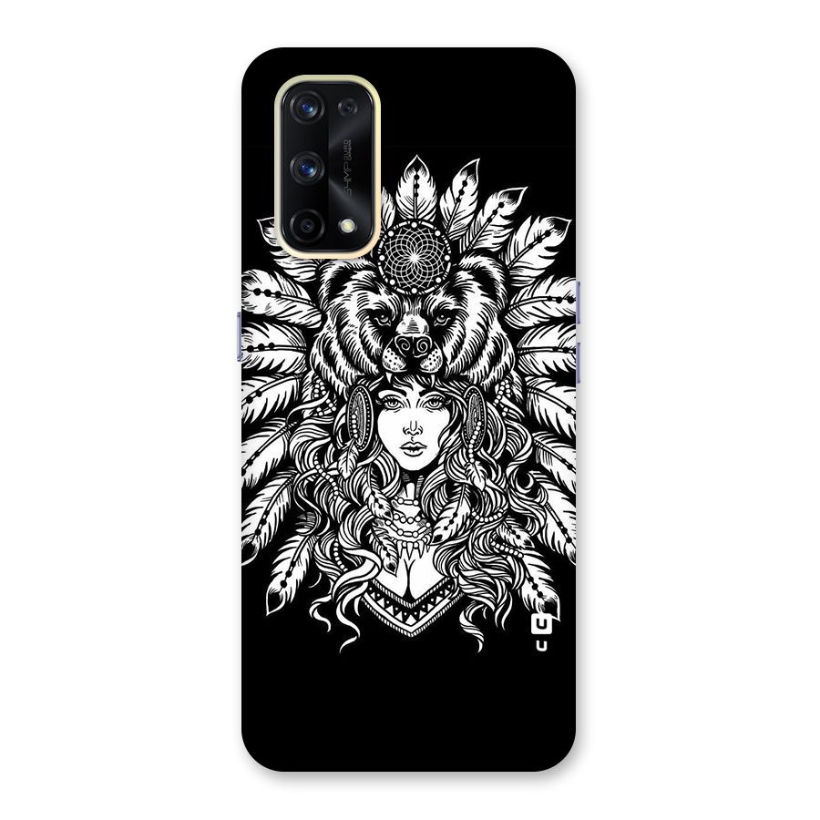 Girl Pattern Art Glass Back Case for Realme X7 Pro