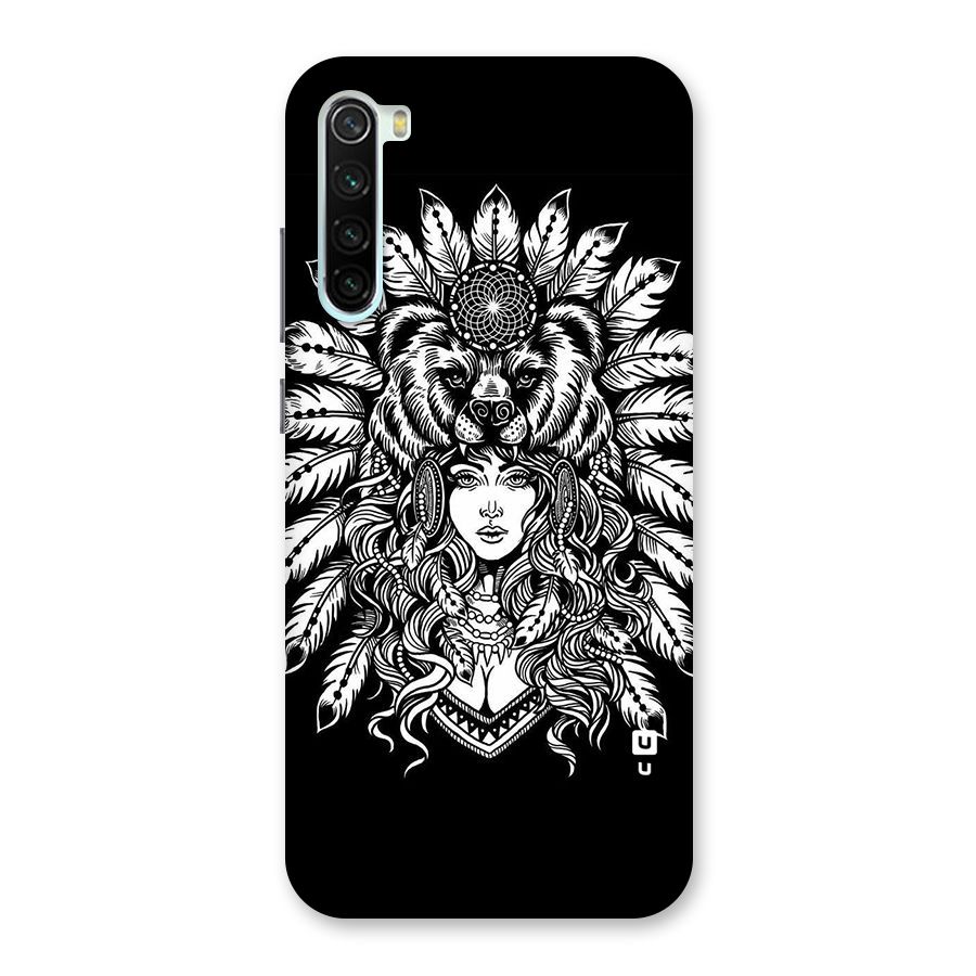 Girl Pattern Art Back Case for Redmi Note 8