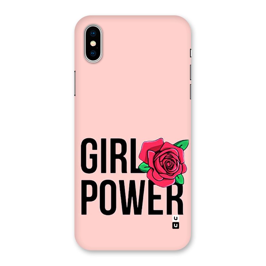Girl Power Back Case for iPhone XS
