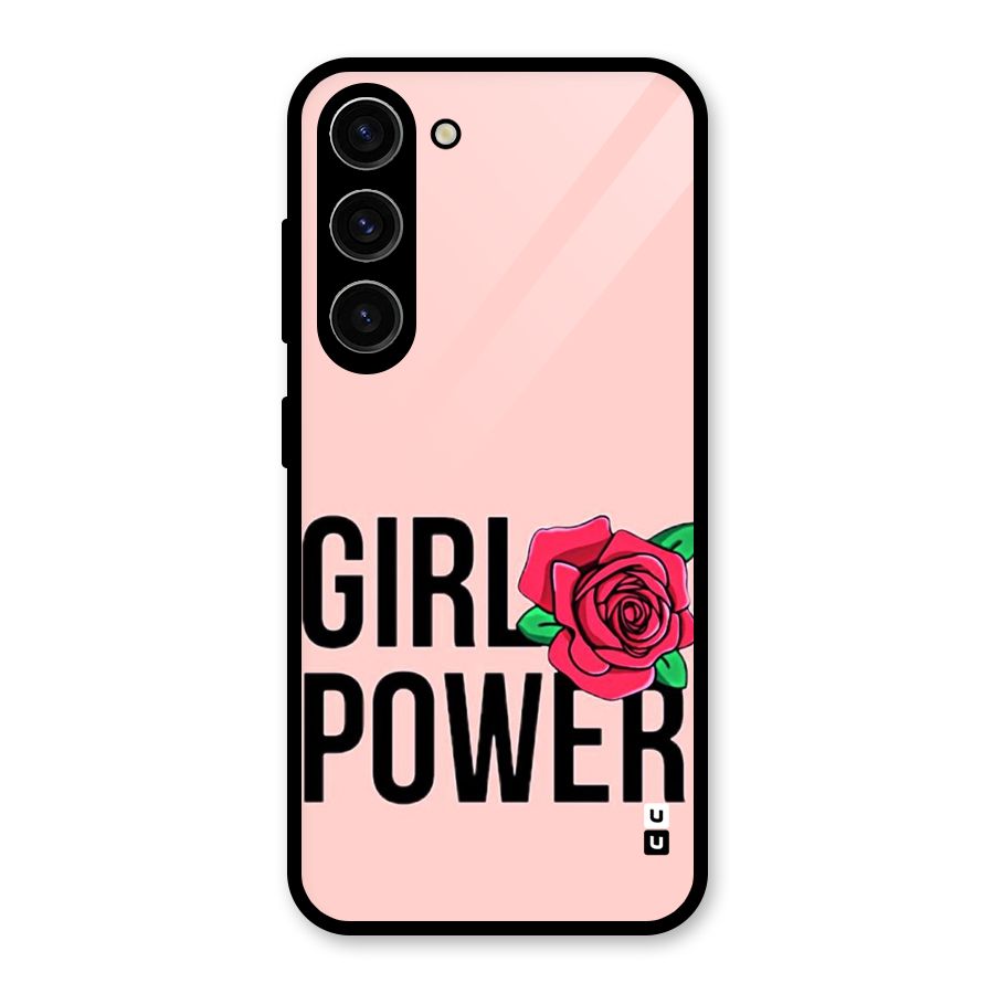 Girl Power Glass Back Case for Galaxy S23