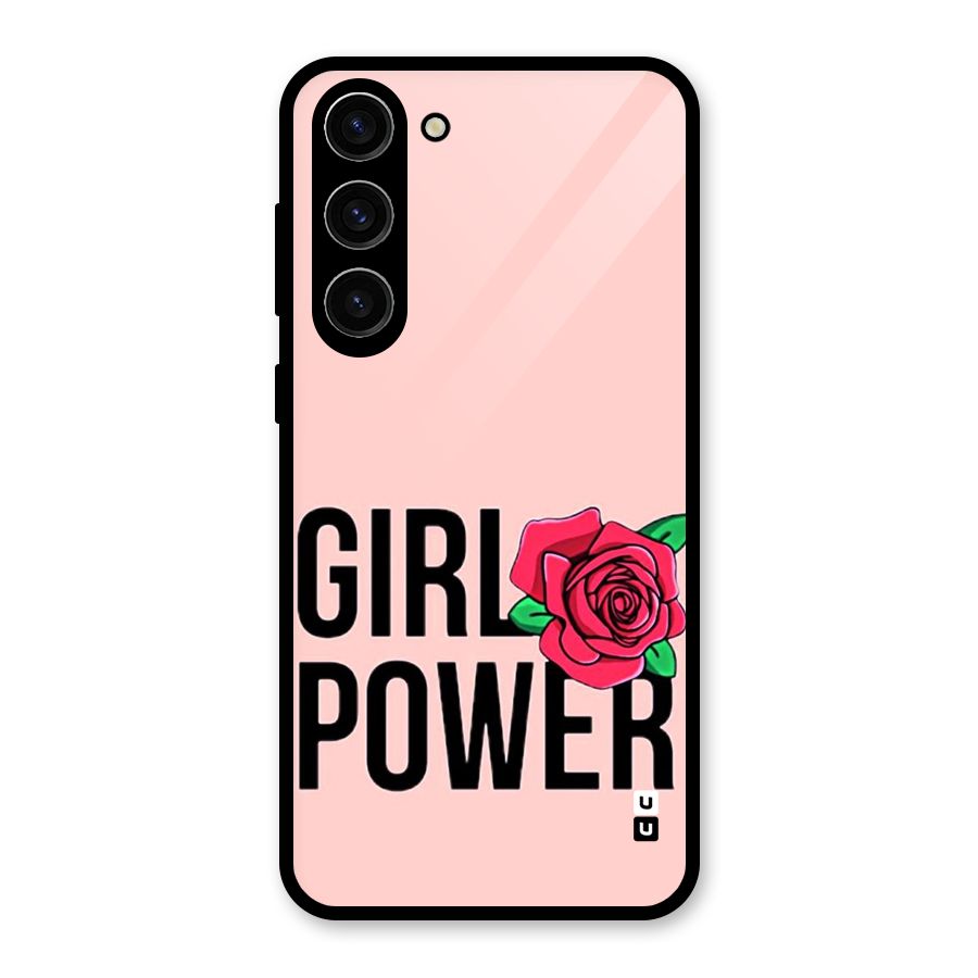 Girl Power Glass Back Case for Galaxy S23 Plus