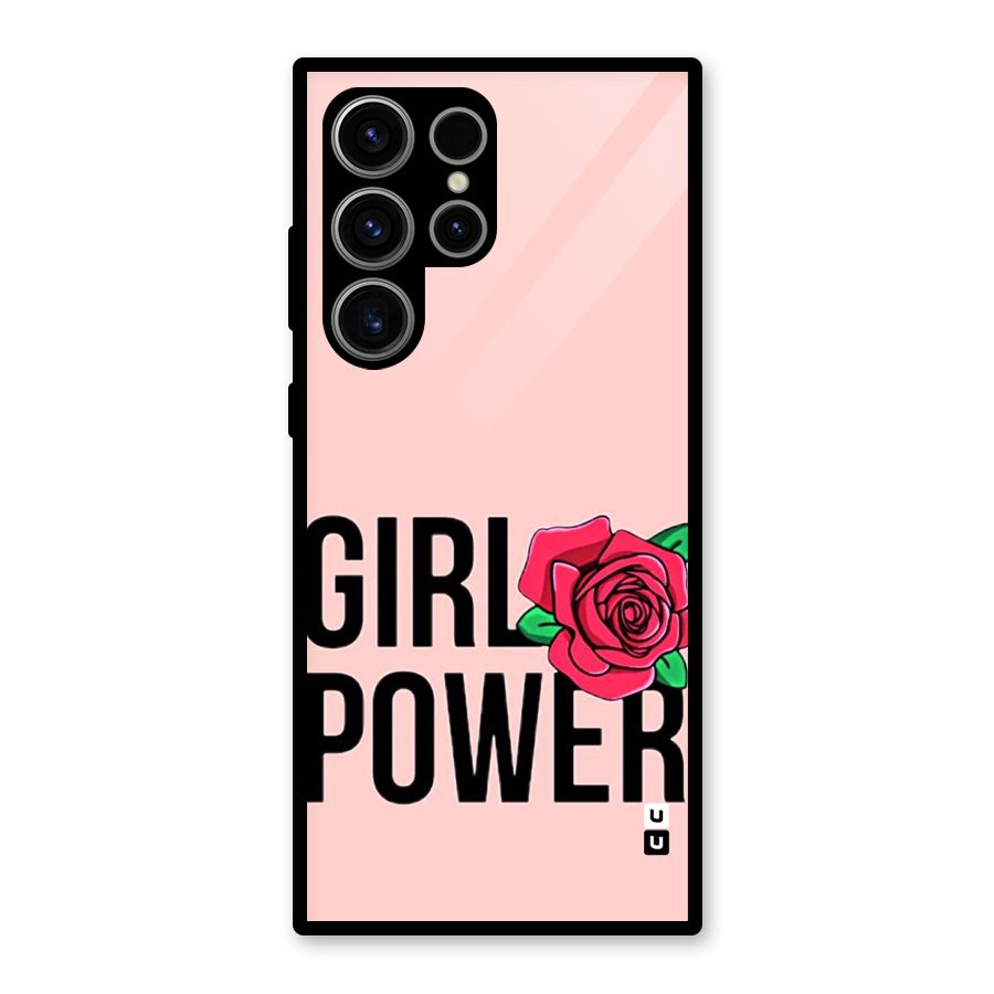 Girl Power Glass Back Case for Galaxy S23 Ultra