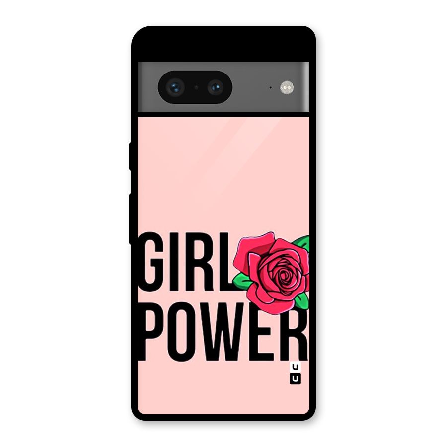 Girl Power Glass Back Case for Google Pixel 7