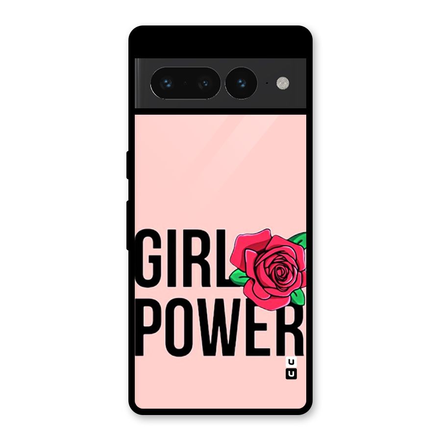 Girl Power Glass Back Case for Google Pixel 7 Pro