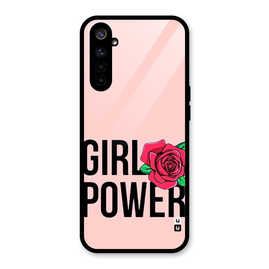 Girl Power Glass Back Case for Realme 6i