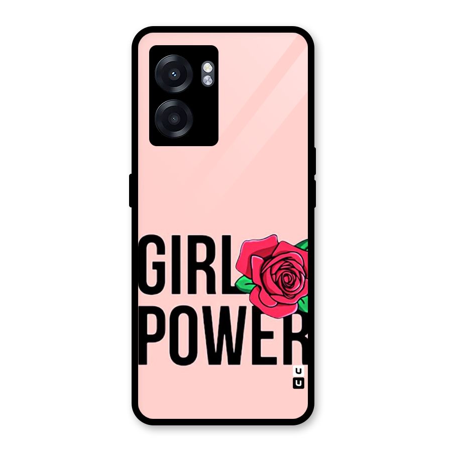 Girl Power Glass Back Case for Realme Narzo 50 5G