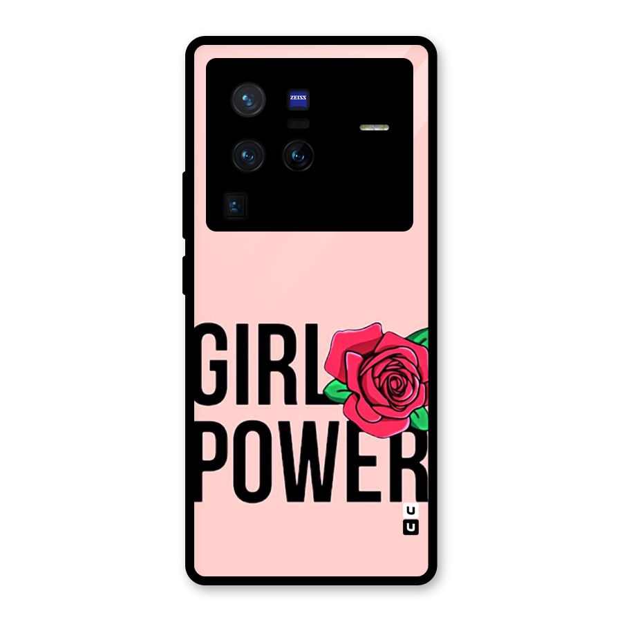 Girl Power Glass Back Case for Vivo X80 Pro