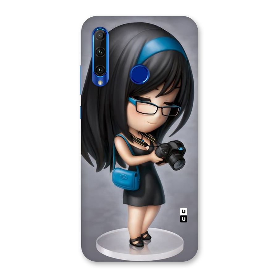 Girl With Camera Back Case for Honor 20i