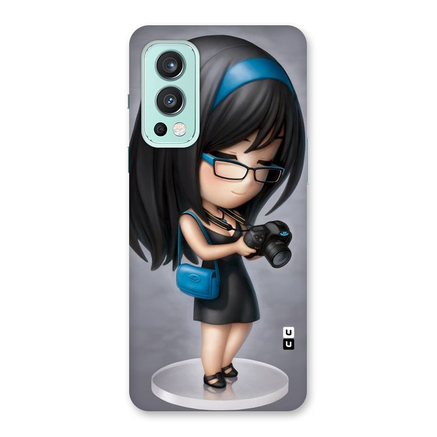 Girl With Camera Back Case for OnePlus Nord 2 5G