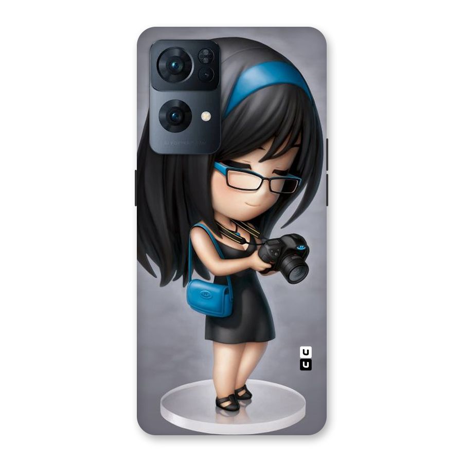 Girl With Camera Back Case for Oppo Reno7 Pro 5G