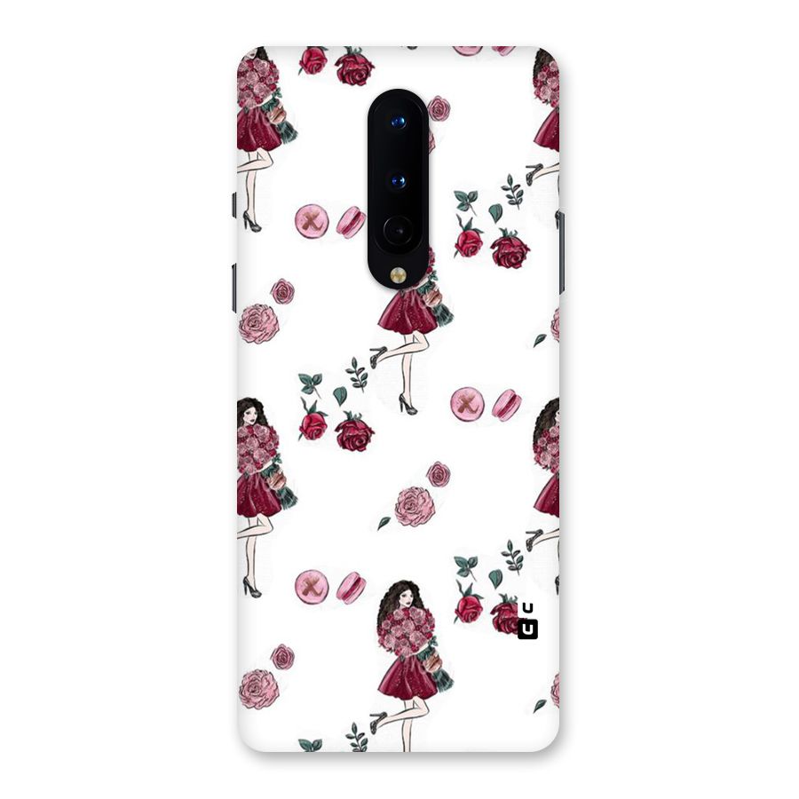 Girl With Flowers Back Case for OnePlus 8