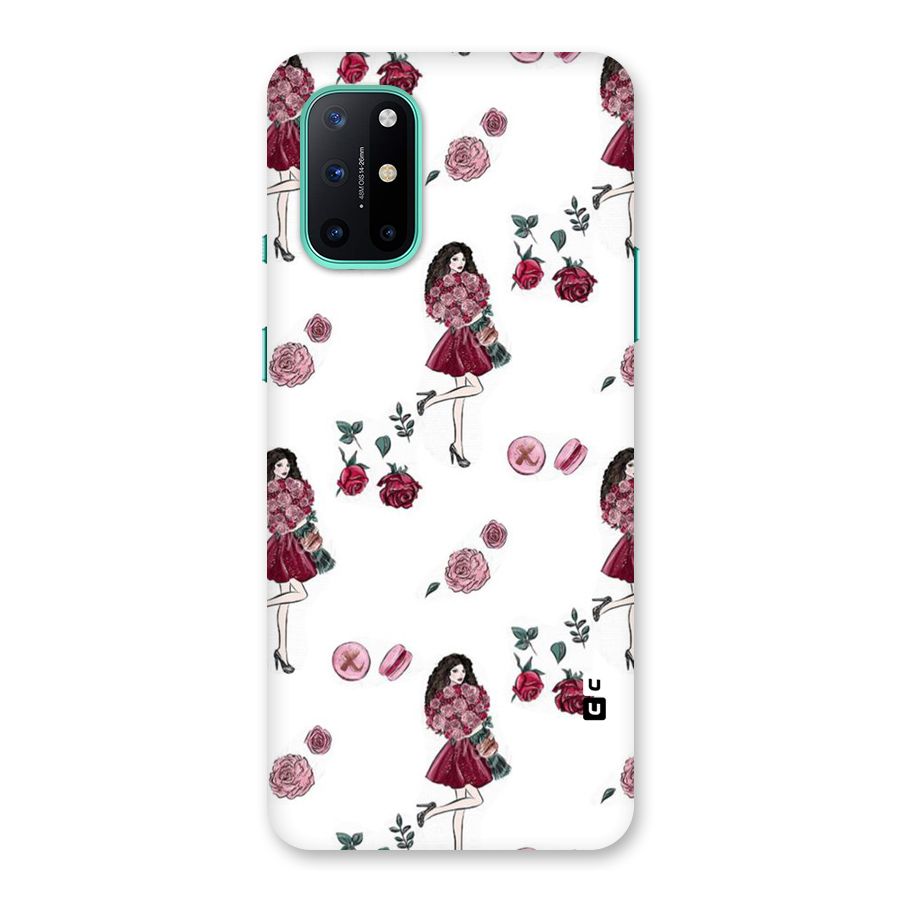 Girl With Flowers Back Case for OnePlus 8T