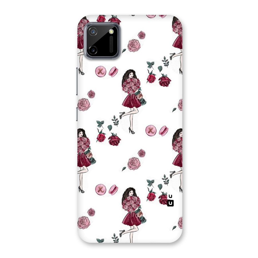 Girl With Flowers Back Case for Realme C11
