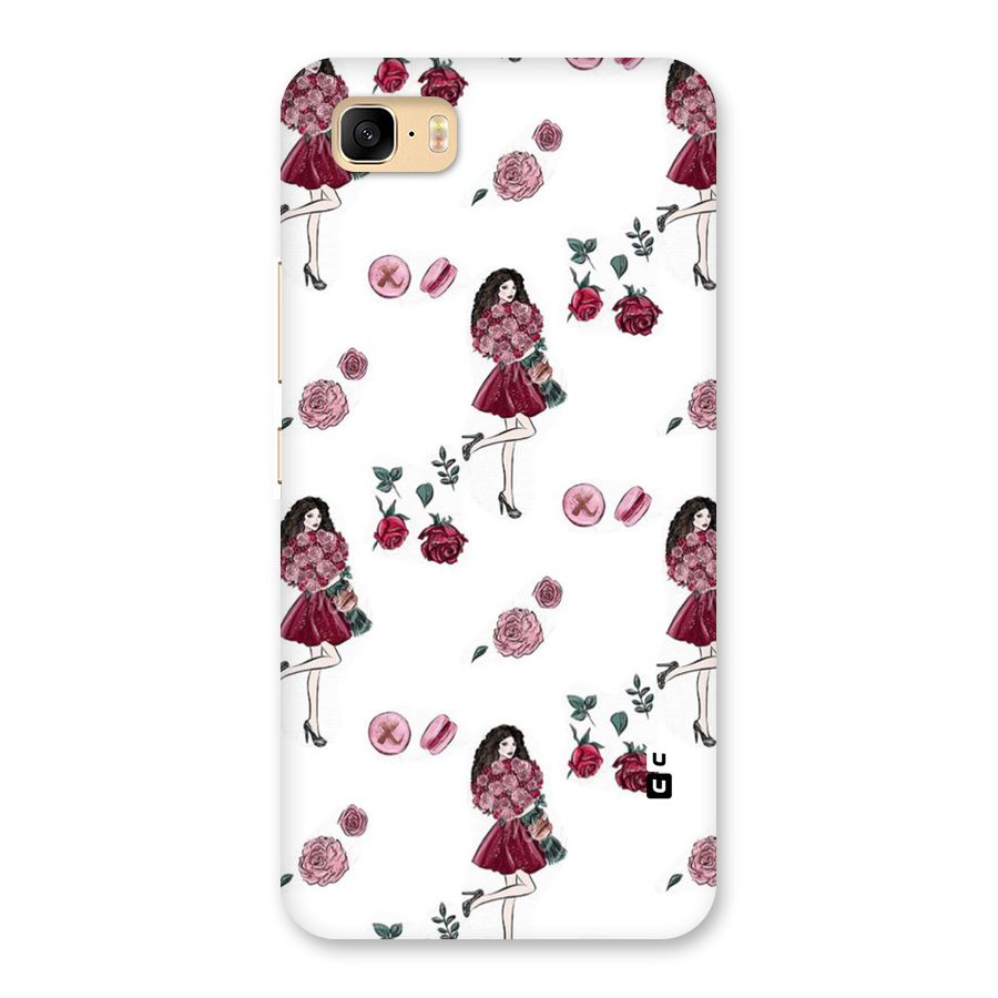 Girl With Flowers Back Case for Zenfone 3s Max