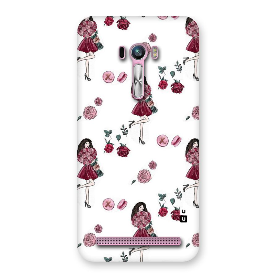 Girl With Flowers Back Case for Zenfone Selfie