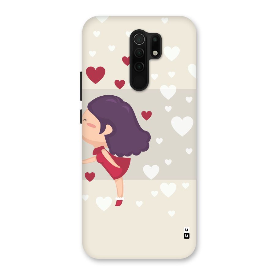 Girl in Love Back Case for Redmi 9 Prime