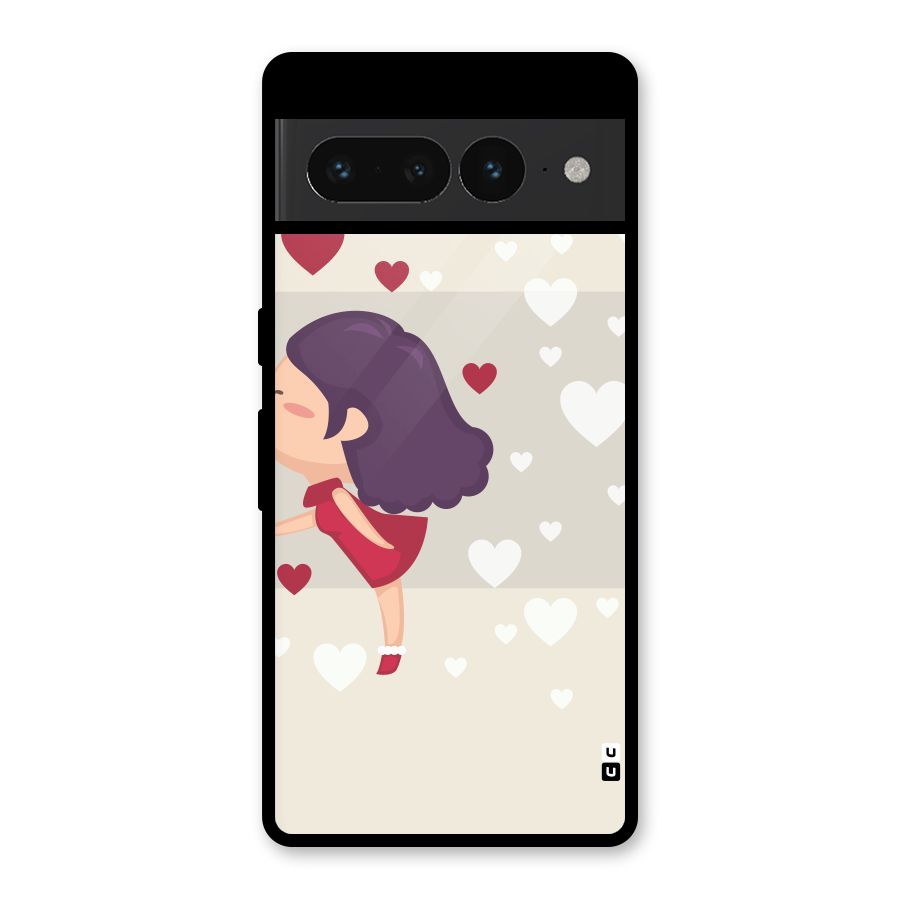Girl in Love Glass Back Case for Google Pixel 7 Pro