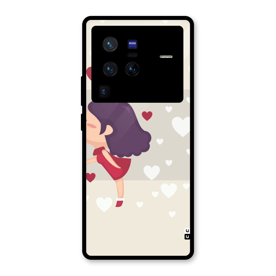 Girl in Love Glass Back Case for Vivo X80 Pro