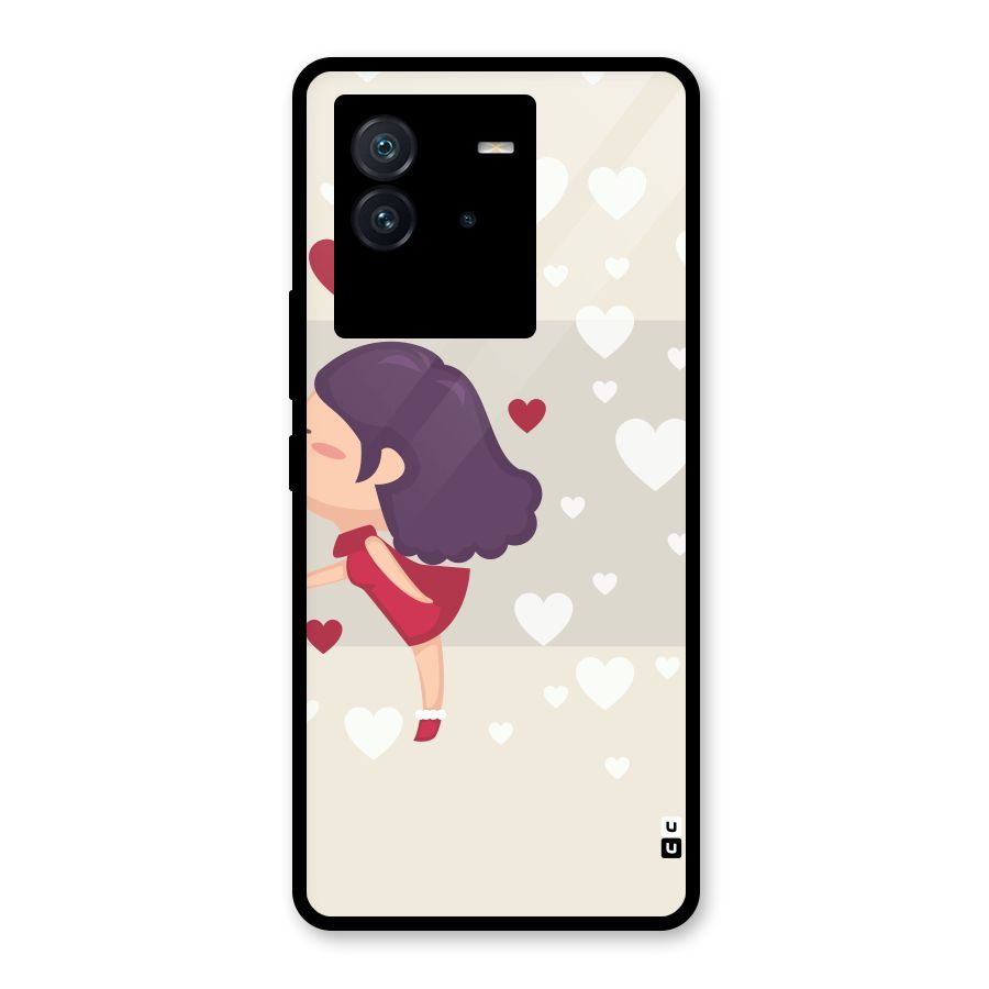 Girl in Love Glass Back Case for Vivo iQOO Neo 6 5G