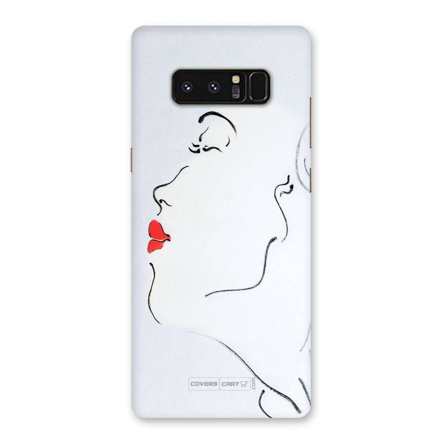 Girl in Red Lipstick Back Case for Galaxy Note 8