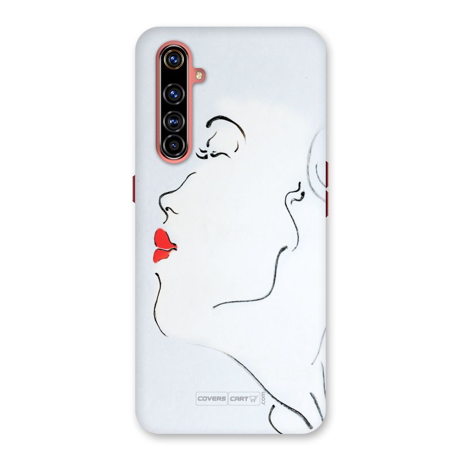 Girl in Red Lipstick Back Case for Realme X50 Pro