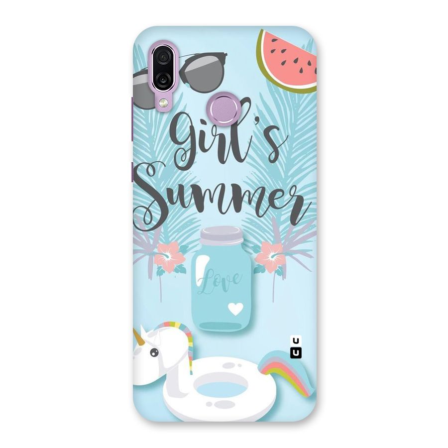 Girls Summer Back Case for Honor Play