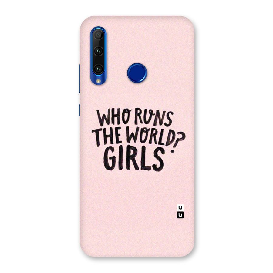Girls World Back Case for Honor 20i