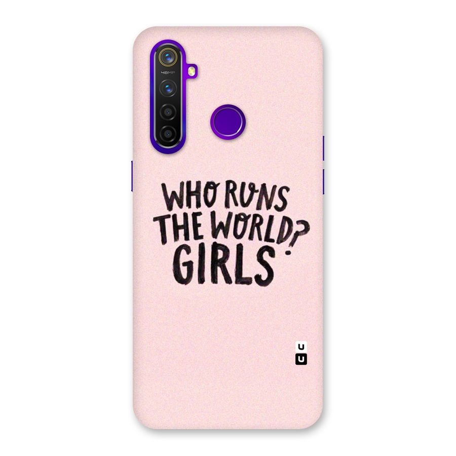 Girls World Back Case for Realme 5 Pro