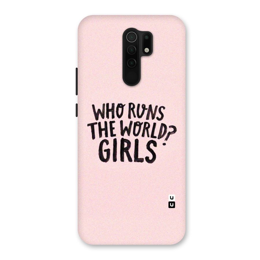 Girls World Back Case for Redmi 9 Prime