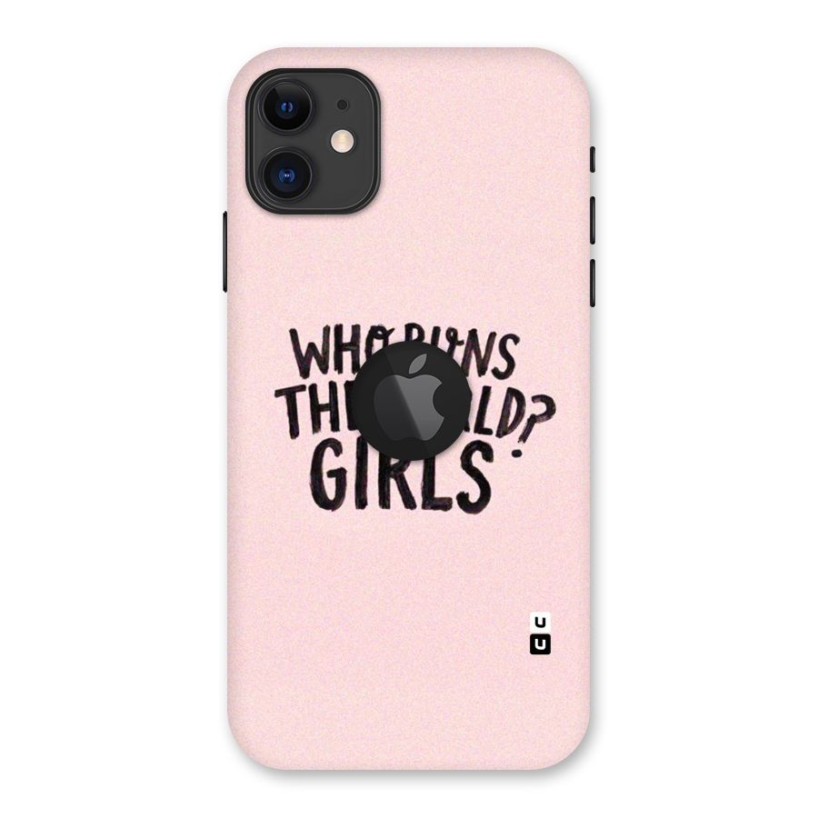 Girls World Back Case for iPhone 11 Logo Cut