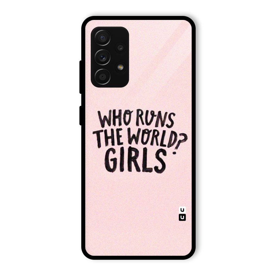 Girls World Glass Back Case for Galaxy A53 5G