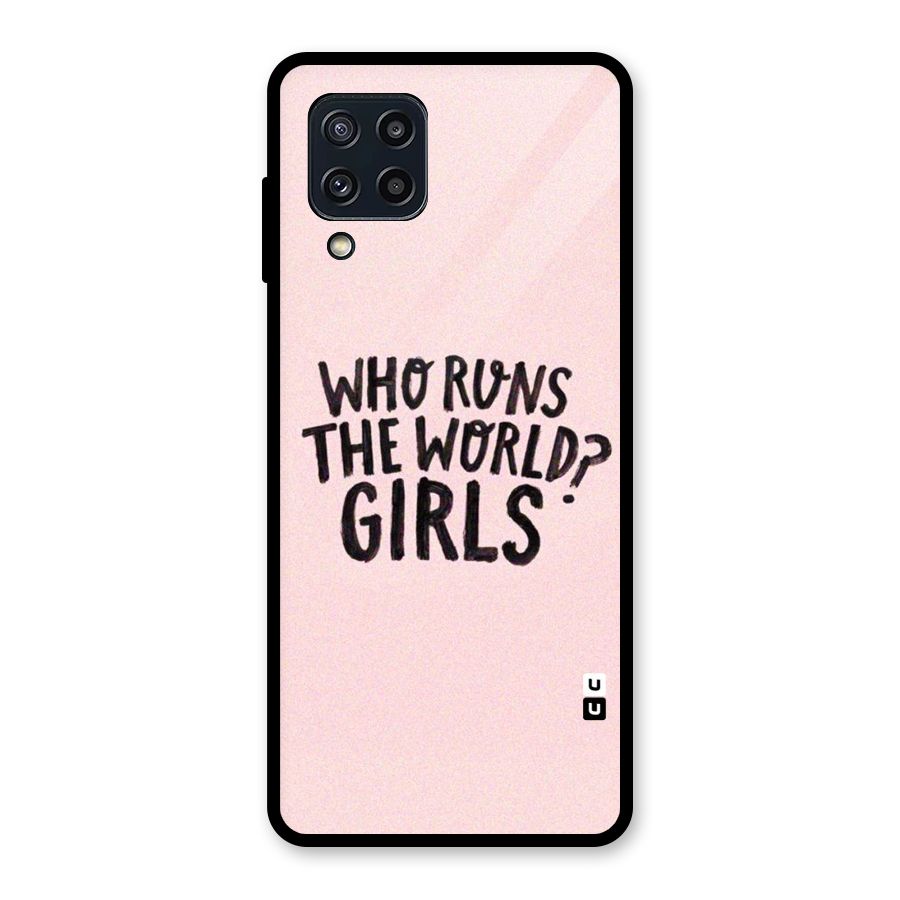 Girls World Glass Back Case for Galaxy M32