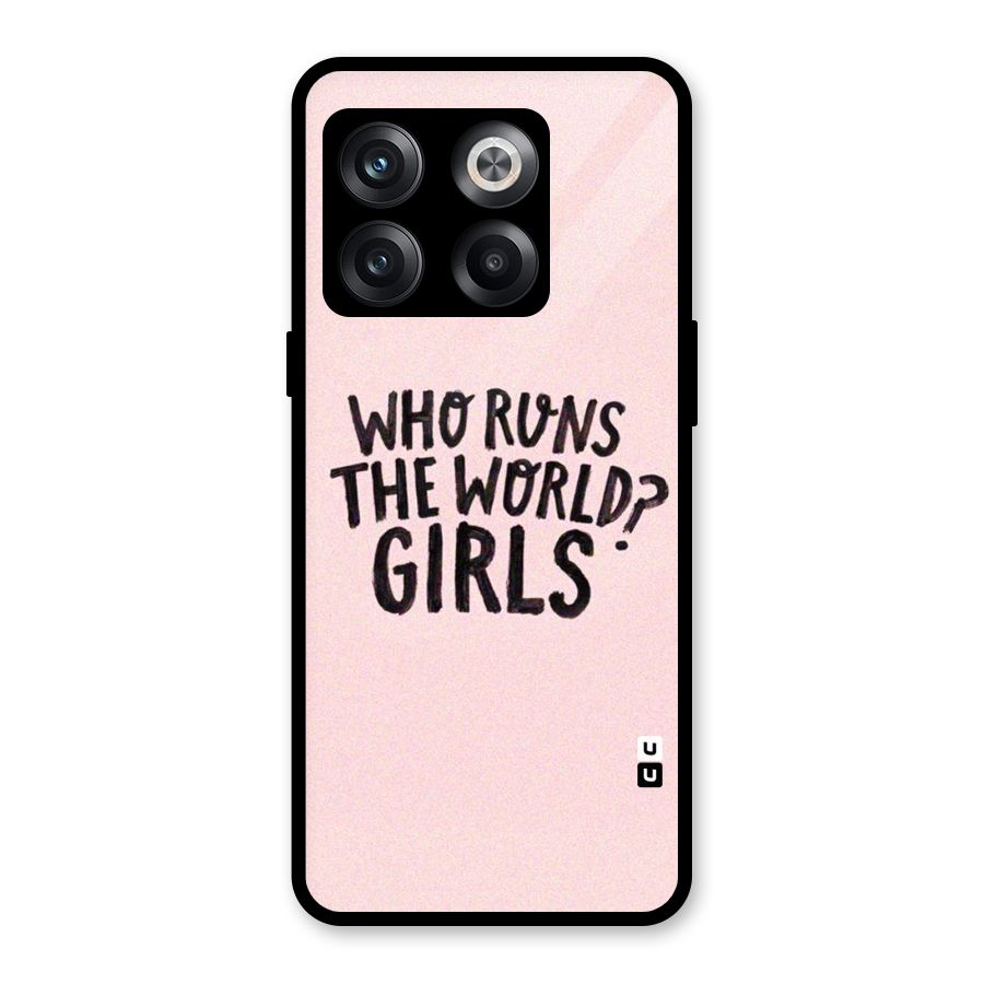 Girls World Glass Back Case for OnePlus 10T