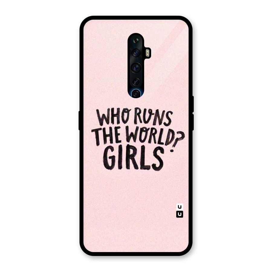Girls World Glass Back Case for Oppo Reno2 F