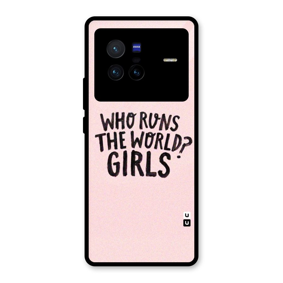 Girls World Glass Back Case for Vivo X80