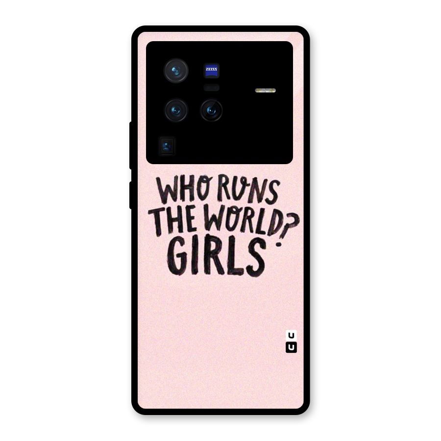 Girls World Glass Back Case for Vivo X80 Pro