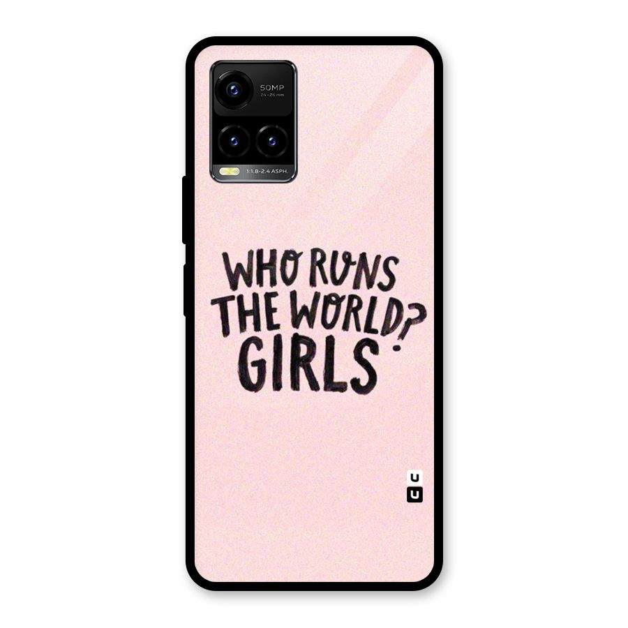 Girls World Glass Back Case for Vivo Y21T
