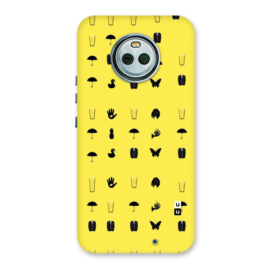 Glass Pattern Back Case for Moto X4
