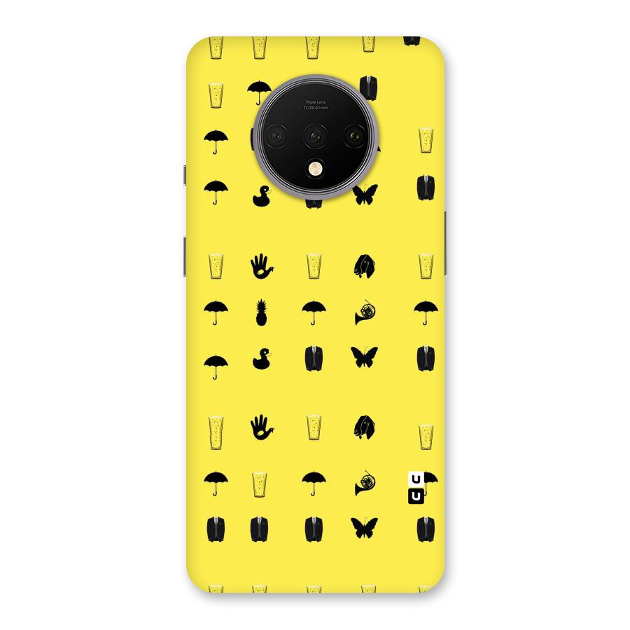 Glass Pattern Back Case for OnePlus 7T