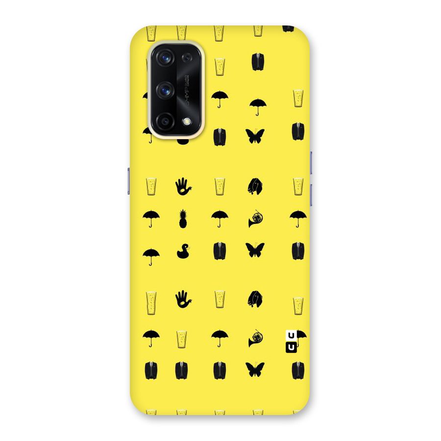 Glass Pattern Glass Back Case for Realme X7 Pro
