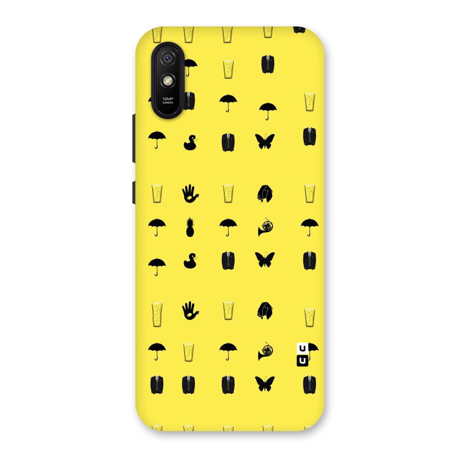 Glass Pattern Back Case for Redmi 9A