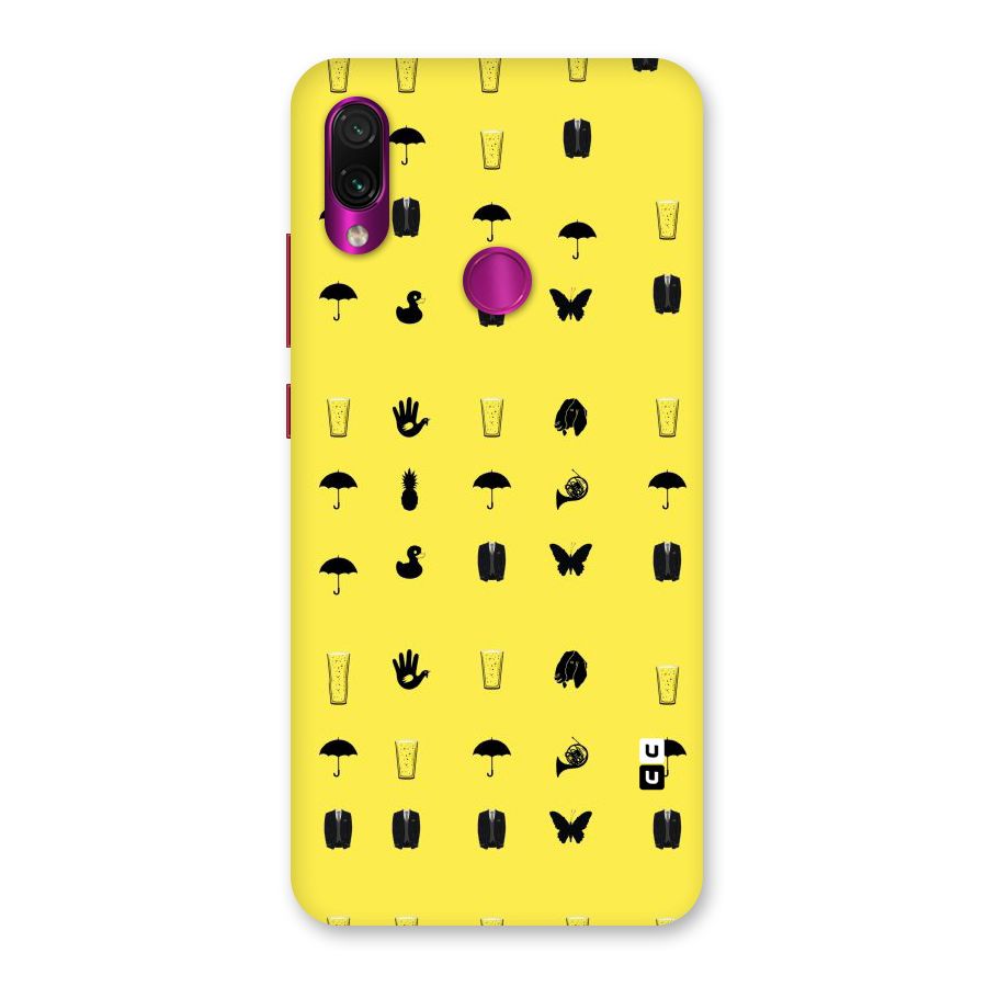 Glass Pattern Back Case for Redmi Note 7 Pro