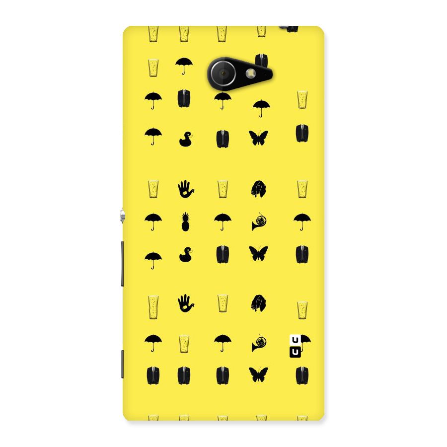 Glass Pattern Back Case for Sony Xperia M2