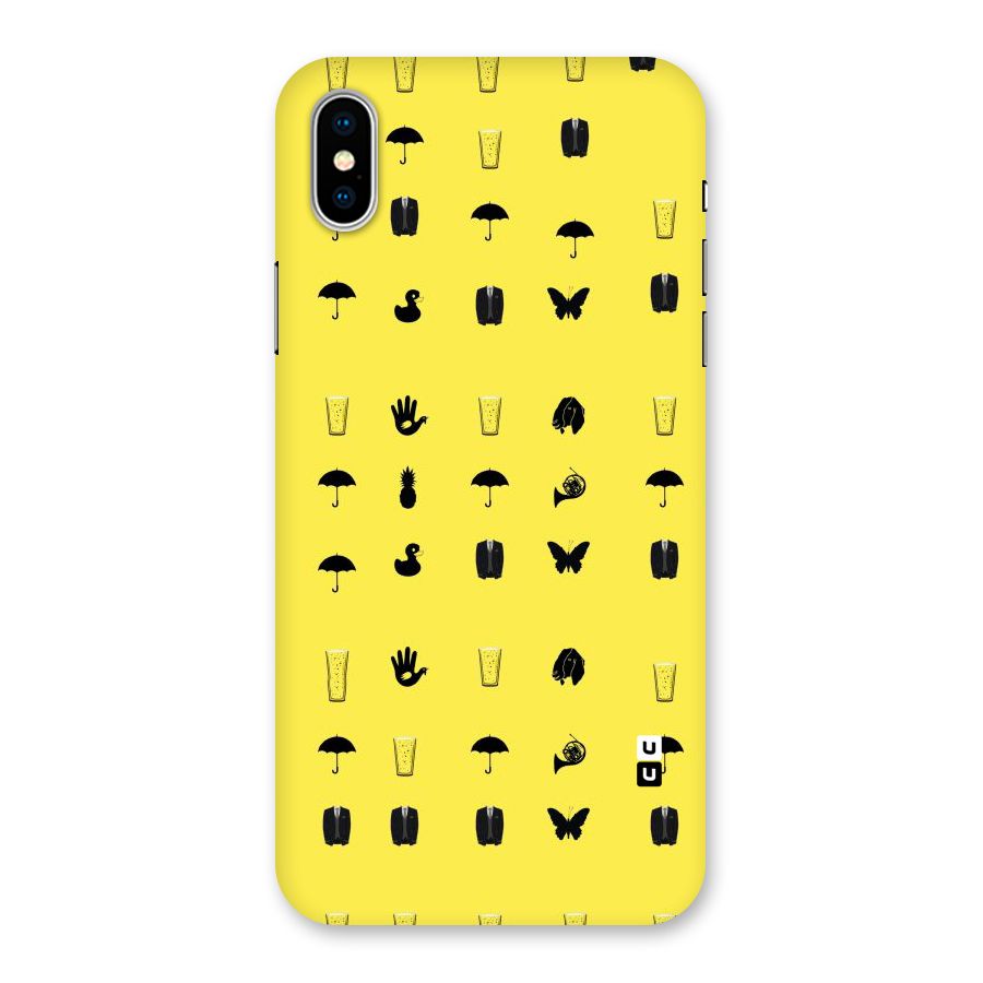 Glass Pattern Back Case for iPhone XS