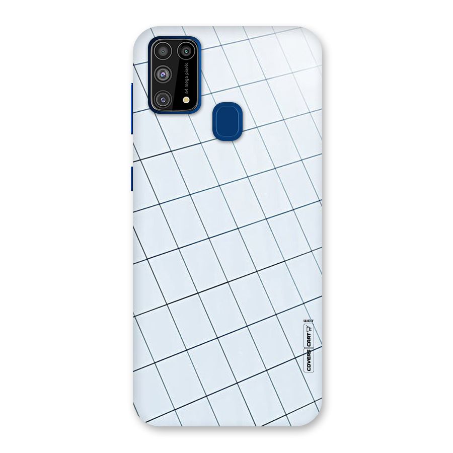 Glass Square Wall Back Case for Galaxy M31